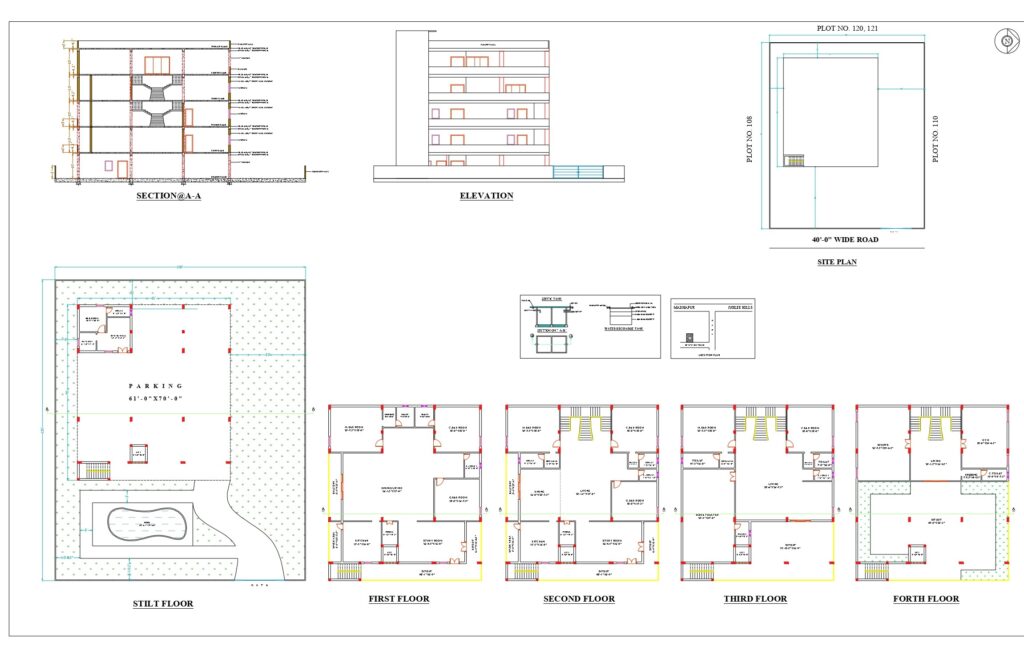 construction services in Hyderabad villa plan